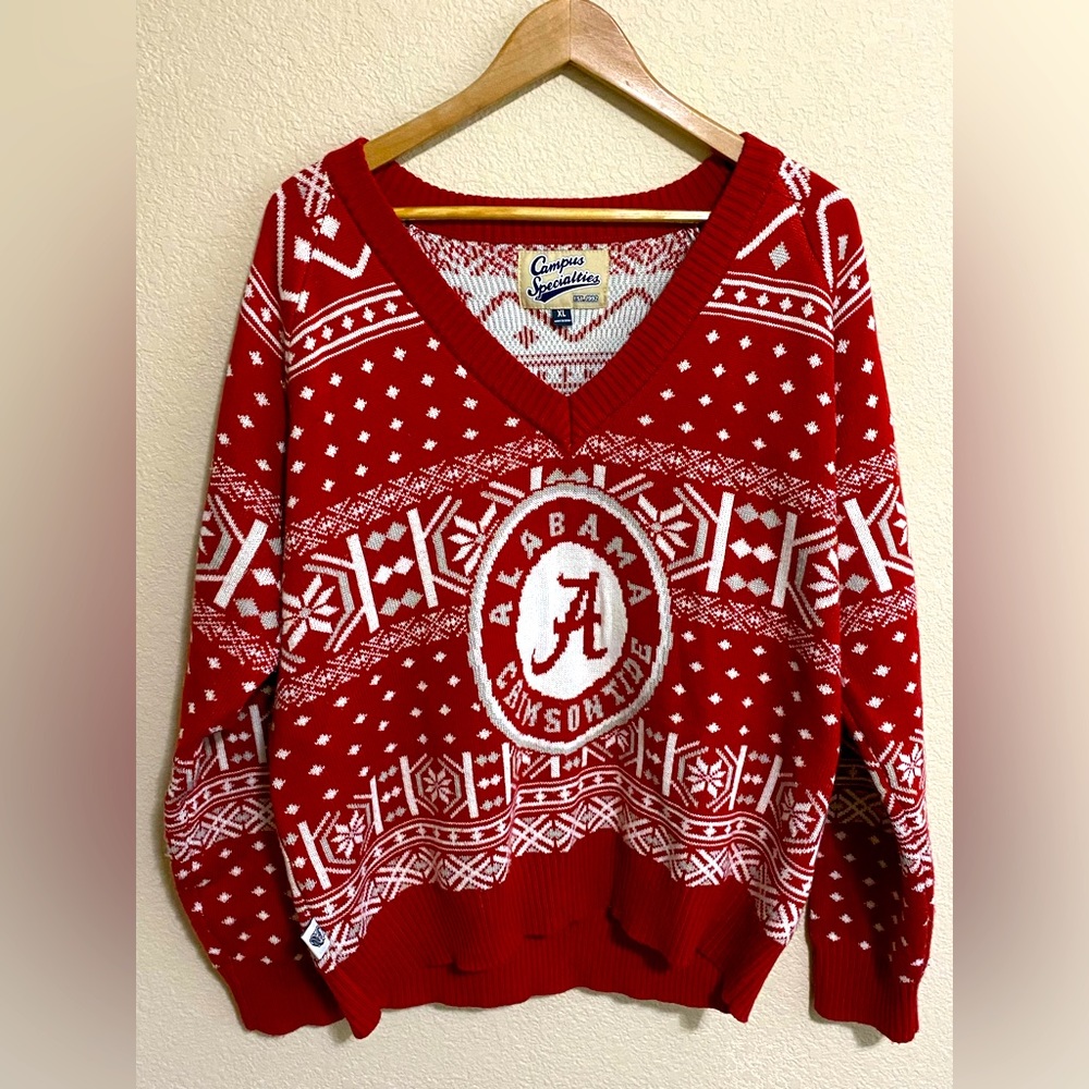 Men’s Campus Specialties Alabama Crimson Tide            Red, White & Grey XL